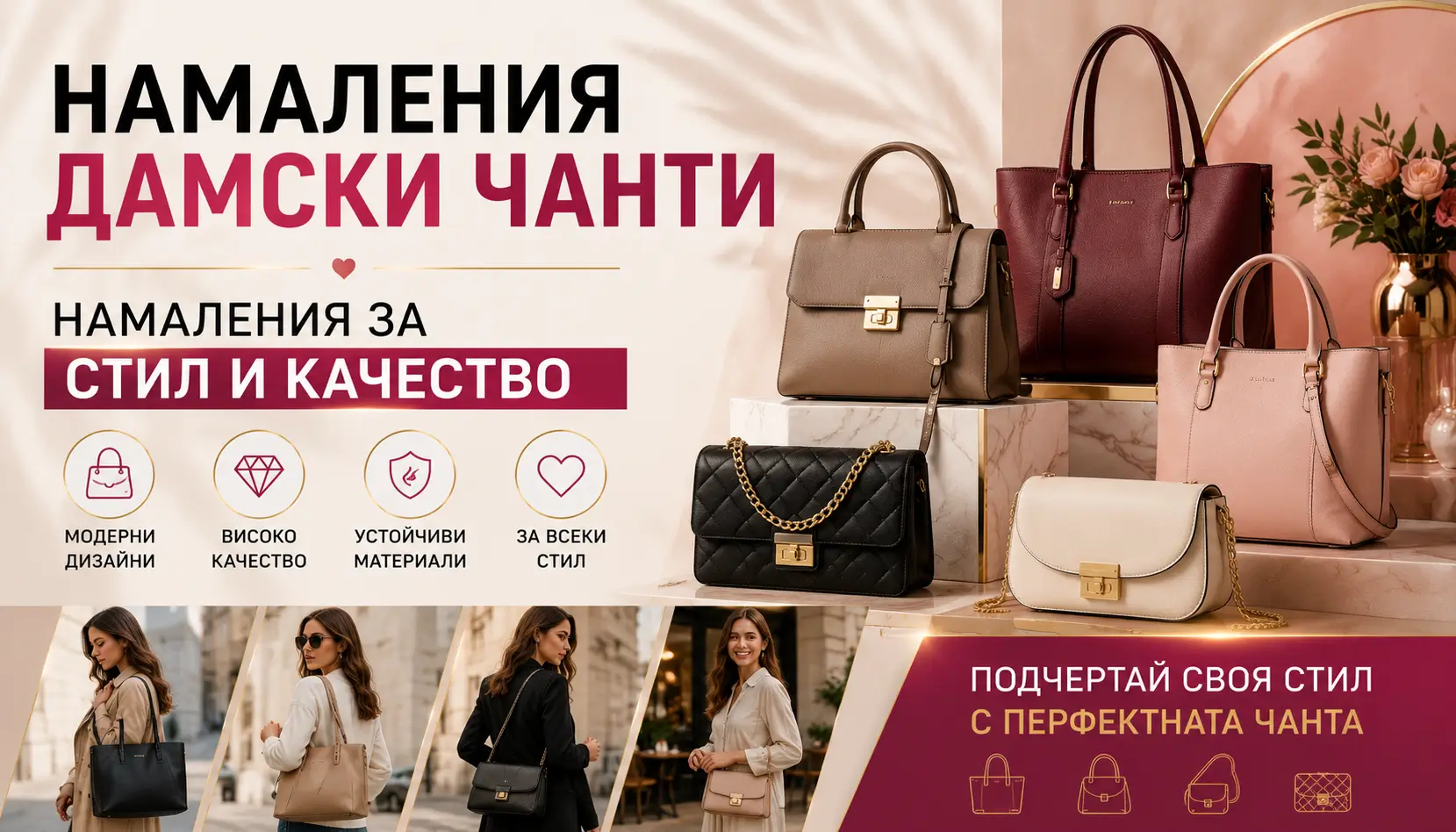 Летни Намаления Дамски Чанти