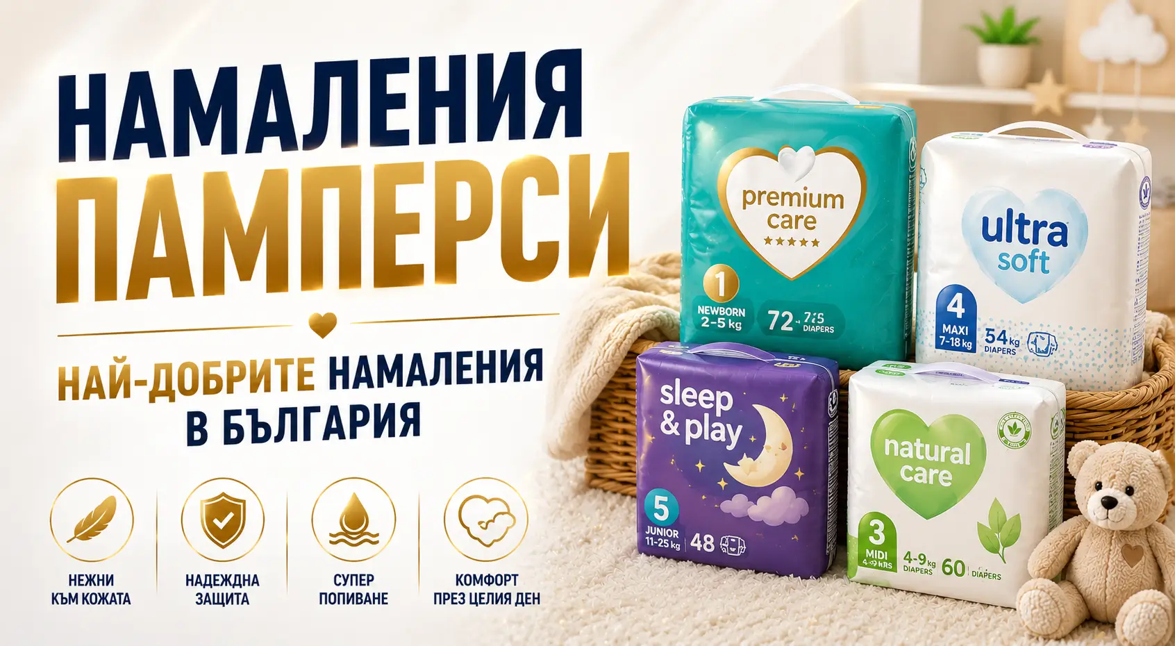 Летни Намаления Памперси