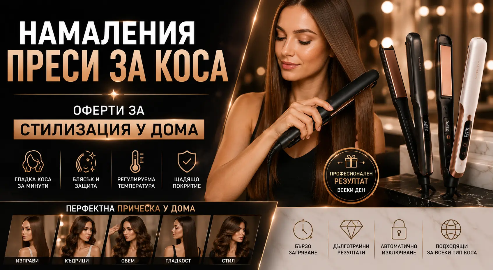Летни Намаления Преси за Коса