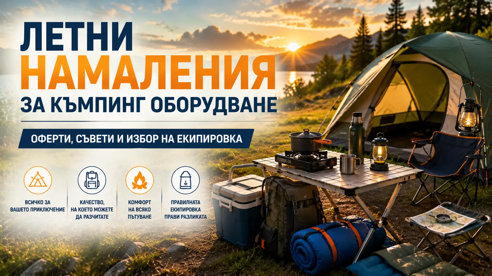 Летни Намаления за Къмпинг Оборудване