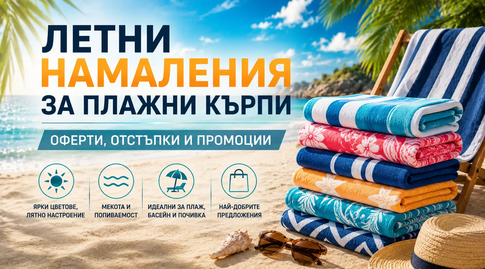 Летни Намаления за Плажни Кърпи