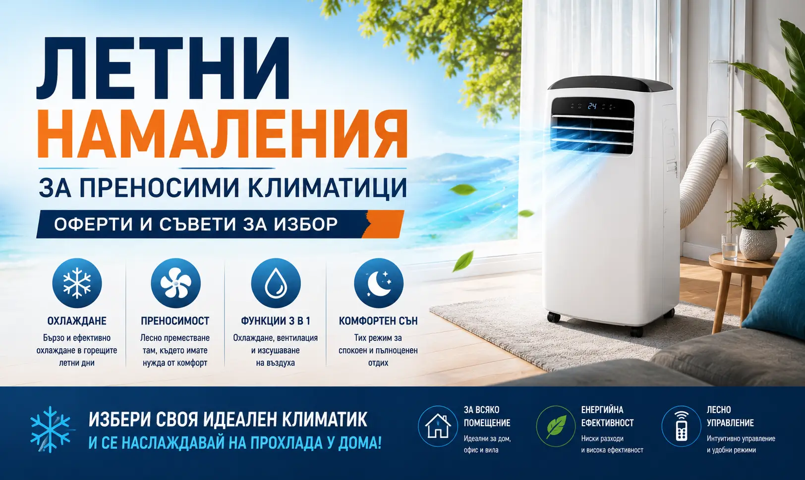 Летни Намаления за Преносими Климатици