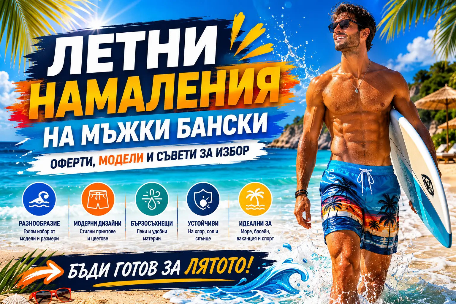 Летни Намаления на Мъжки Бански