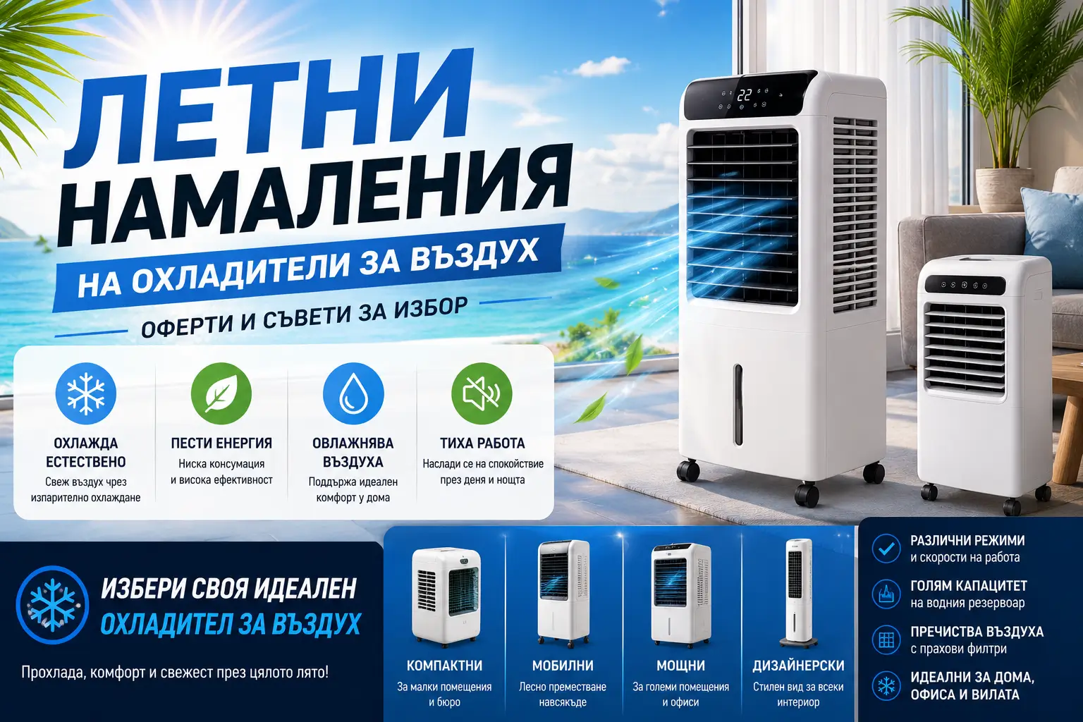 Летни Намаления на Охладители за Въздух