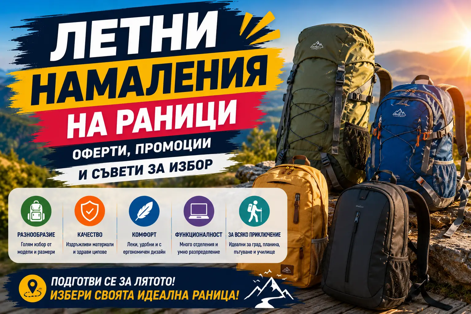 Летни Намаления на Раници