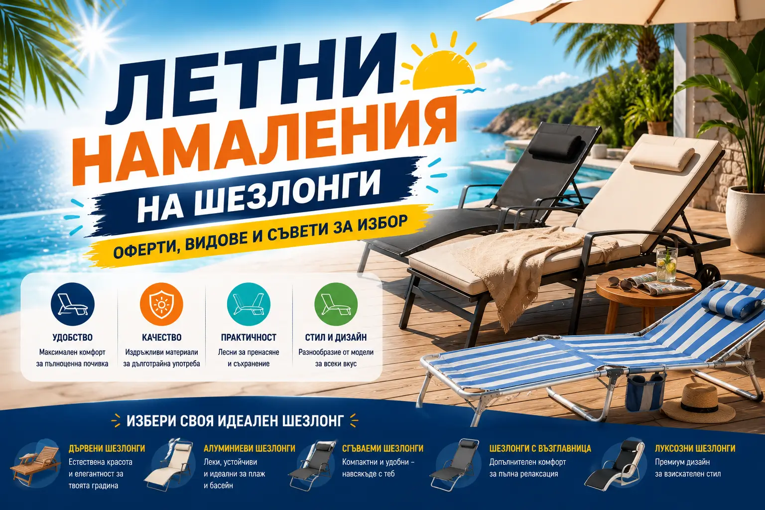 Летни Намаления на Шезлонги